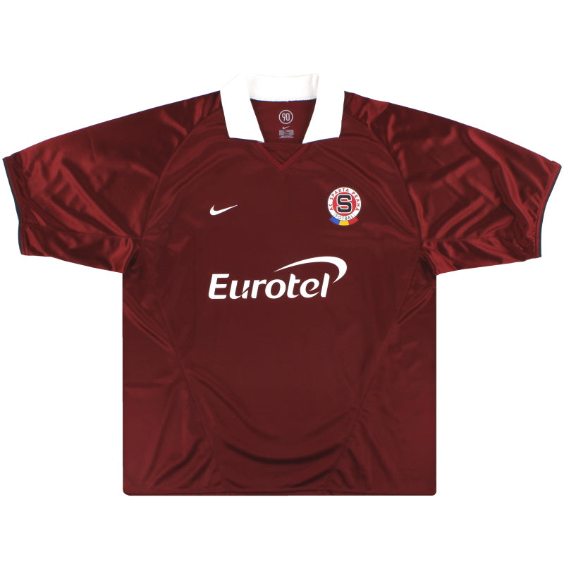 2004-05 Sparta Prague Nike Home Shirt XL Football Shirt