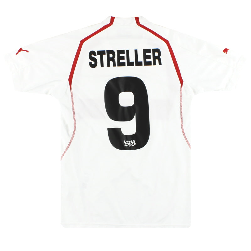 2004-05 Stuttgart Puma Home Shirt Streller #9 S Football Shirt