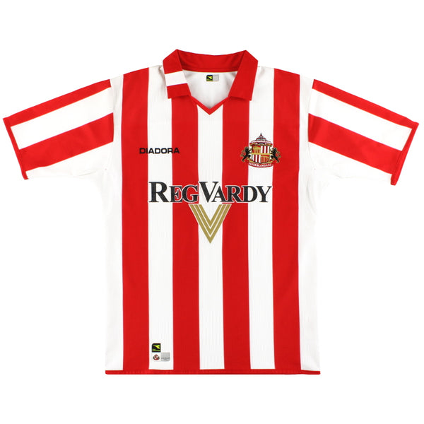 Maillot Domicile Sunderland 2004-2005 – Diadora – Taille M – Homme – Ig93