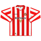 2004-05 Sunderland Diadora Home Shirt L/S *Mint* L Football Shirt
