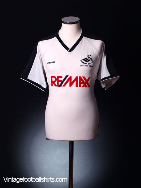 2004-05 Swansea City 'Vetch Field' Home Shirt L Football Shirt