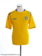 2004-05 Sweden Home Shirt L Football Shirt