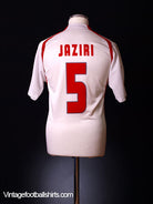 2004-05 Tunisia Home Shirt Jaziri #5 M Football Shirt