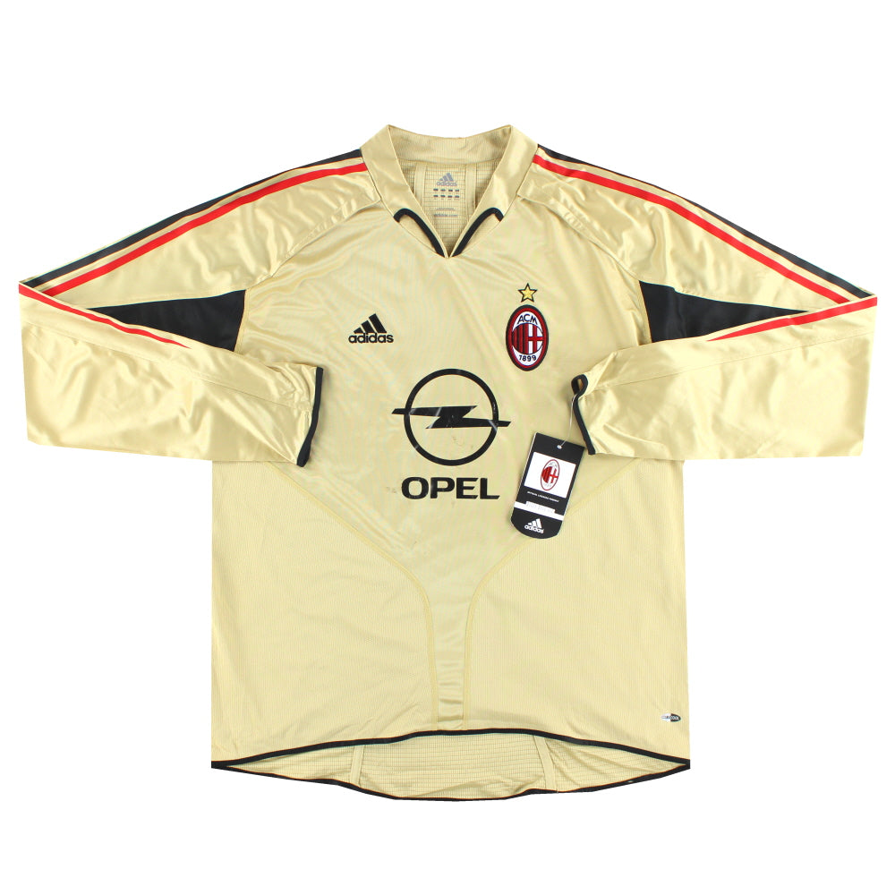 2004-05 AC Milan adidas Player Isuue Third Shirt Maldini #3 L/S *w