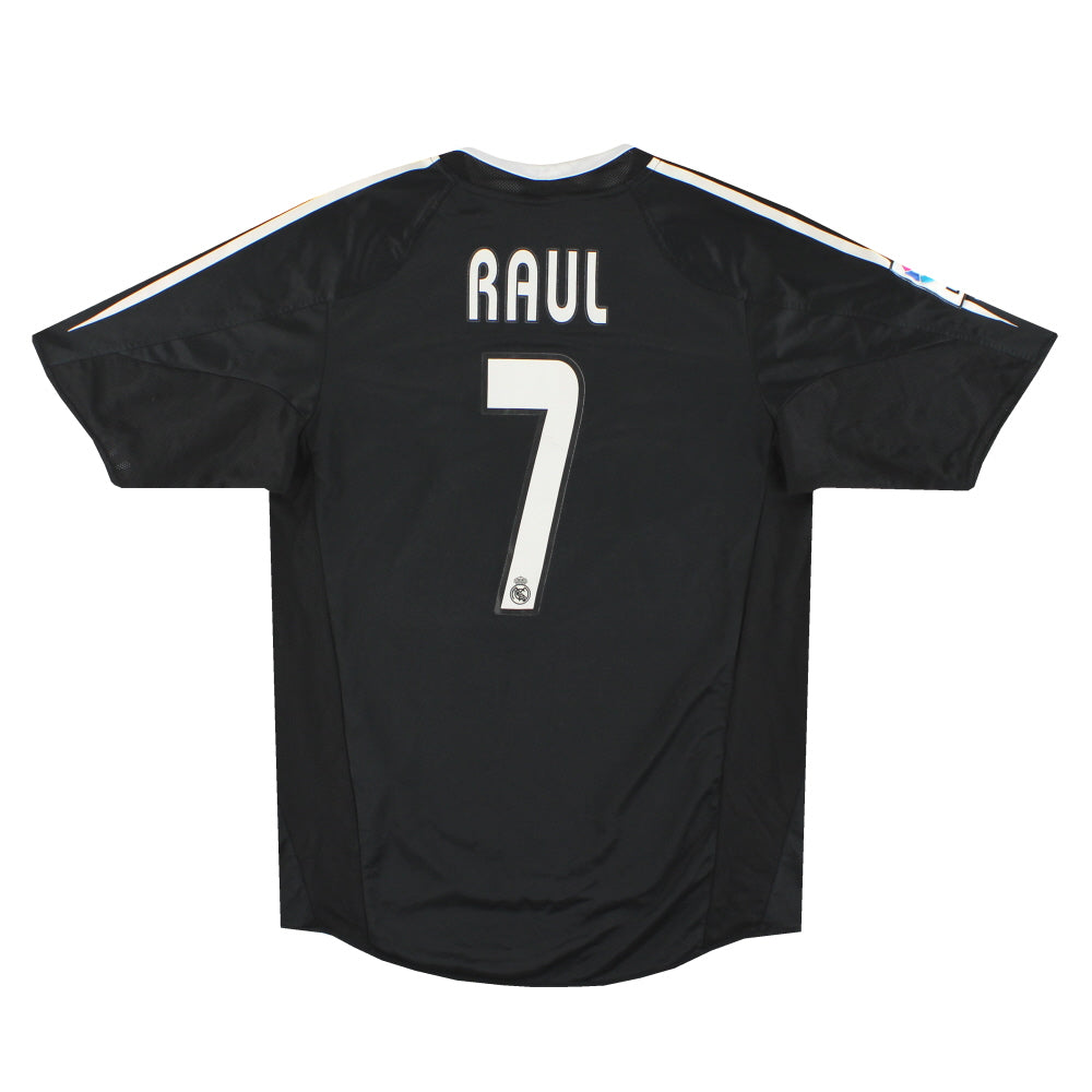 2004-05 Real Madrid adidas Away Shirt Raul #7 *Mint* S 367826