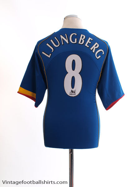 2004-06 Arsenal Away Shirt Ljungberg #8 L Football Shirt