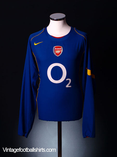 2004-06 Arsenal Away Shirt S Football Shirt