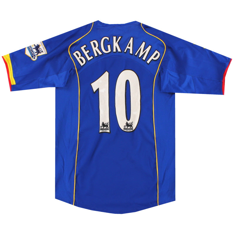 2004-06 Arsenal Nike Away Shirt Bergkamp #10 XL.Boys Football Shirt