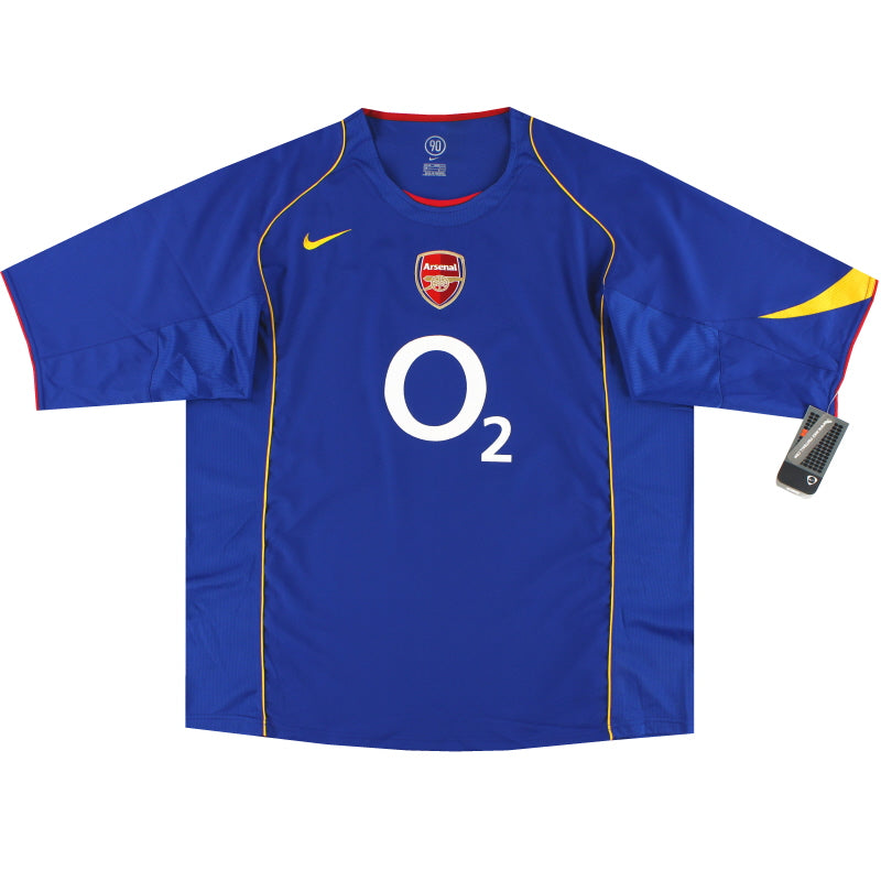 00s Arsenal Nike ゲームシャツ O2 アウェイ ブルー XL 2004-06 Arsenal Nike Away Shirt *w/tags* XXXL 118819 | Vintage