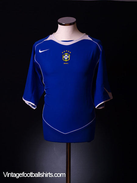 2004-06 Brazil Away Shirt XL Football Shirt
