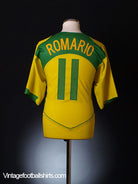 2004-06 Brazil Home Shirt Romario #11 XL Football Shirt
