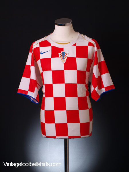2004-06 Croatia Home Shirt XL  Football Shirt