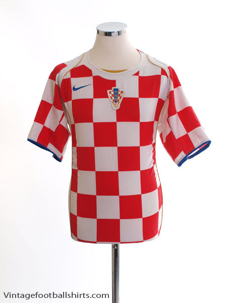 2004-06 Croatia Home Shirt M Football Shirt