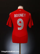 2004-06 England Away Shirt Rooney #9 M Football Shirt
