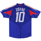2004-06 France adidas Home Shirt Zidane #10 *w/tags* L Football Shirt
