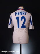 2004-06 France Away Shirt Henry #12 M Football Shirt