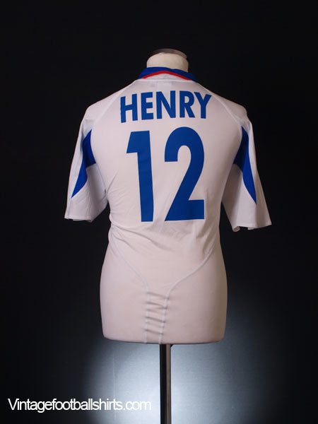 2004-06 France Away Shirt Henry #12 M Football Shirt
