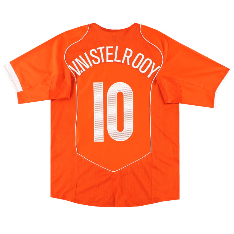 2004-06 Holland Nike Home Shirt v.Nistelrooy #10 *Mint* L Football Shirt