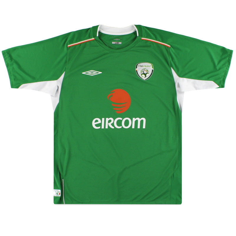 2004-06 Ireland Umbro Home Shirt S | Vintage Football Shirts