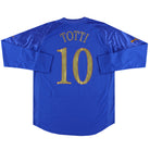 2004-06 Italy Puma Home Shirt Totti #10 L/S XXL Football Shirt