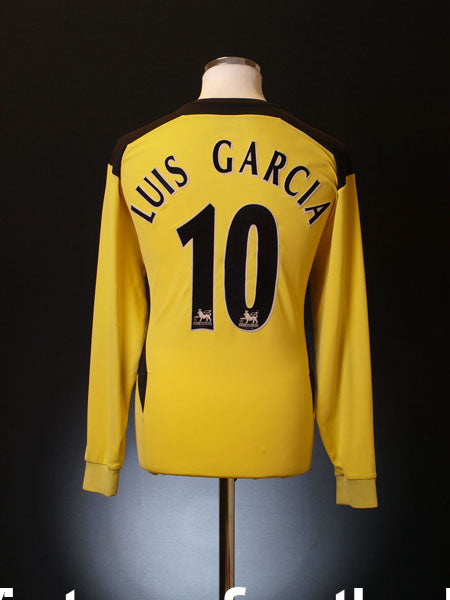 2004-06 Liverpool Away Shirt Luis Garcia #10 L/S L Football Shirt