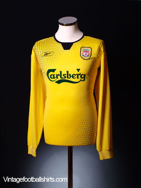 2004-06 Liverpool Away Shirt L/S L.Boys Football Shirt