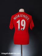 2004-06 Liverpool Home Shirt Morientes #19 S Football Shirt