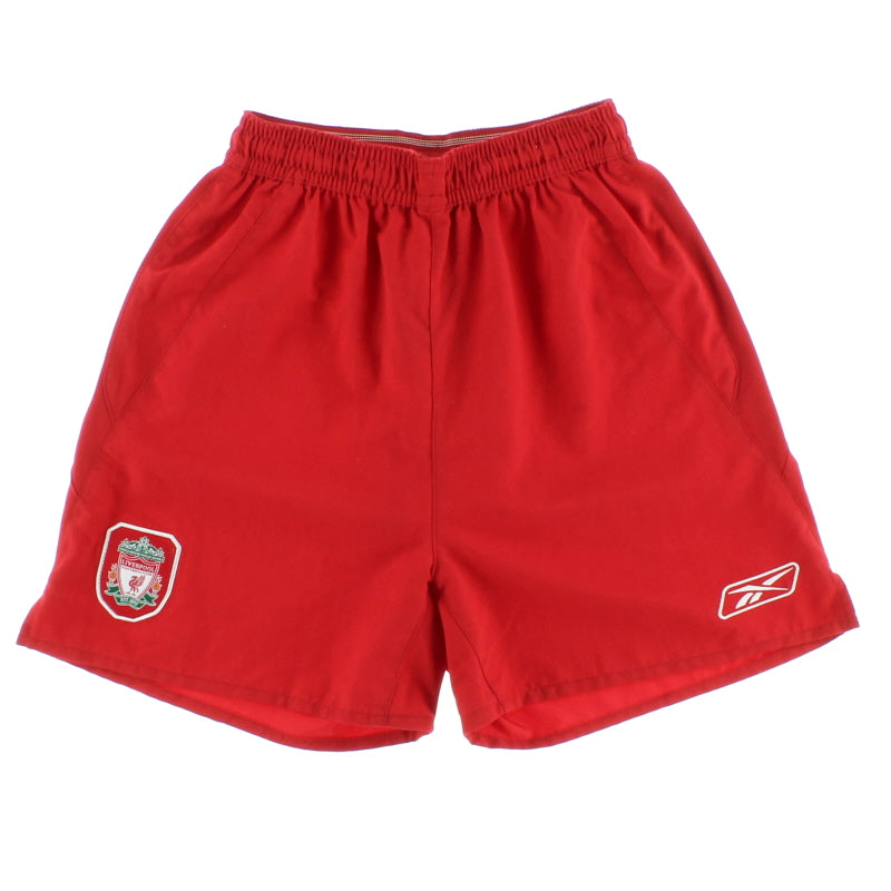 2004-06 Liverpool Reebok Home Shorts M.Boys Football Shorts