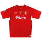 2004-06 Liverpool Reebok 'Istanbul' Home Shirt M Football Shirt