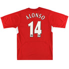 2004-06 Liverpool Reebok Home Shirt Alonso #14 M Football Shirt