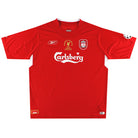 2004-06 Liverpool Reebok Limited Edition 'Champions' Home Shirt *Mint* XL Football Shirt