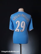 2004-06 Manchester City Home Shirt Wright-Phillips #29 L Football Shirt
