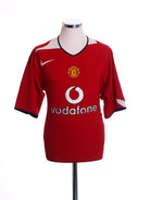 2004-06 Manchester United Home Shirt S Football Shirt