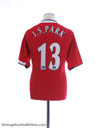 2004-06 Manchester United Home Shirt J. S. Park #13 M Football Shirt