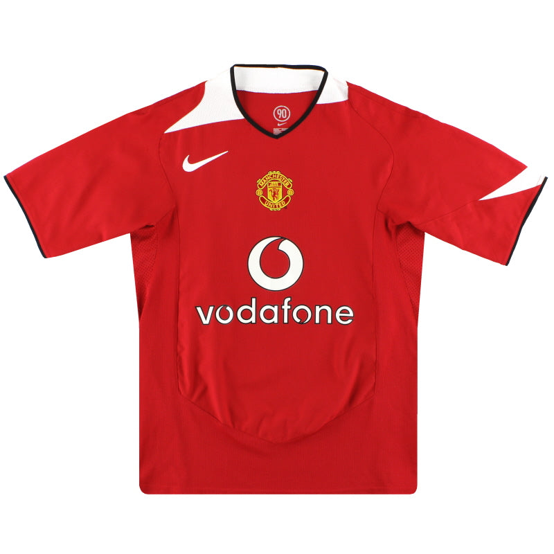 2004-06 Manchester United Nike Home Shirt S Football Shirt