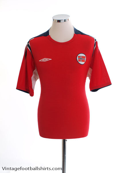 2004-06 Norway Home Shirt L Football Shirt