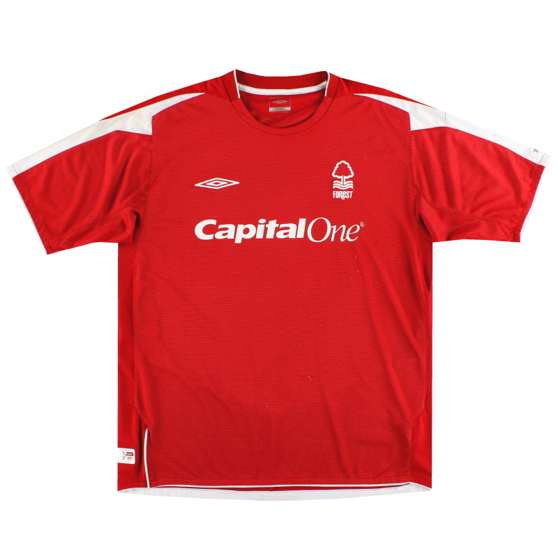 2004-06 Nottingham Forest Umbro Home Shirt XL Football Shirt