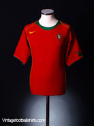 2004-06 Portugal Home Shirt S Football Shirt