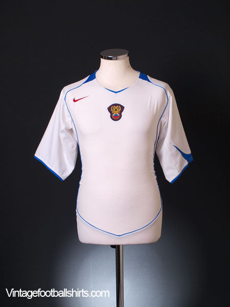 2004-06 Russia Home Shirt M | Vintage Football Shirts