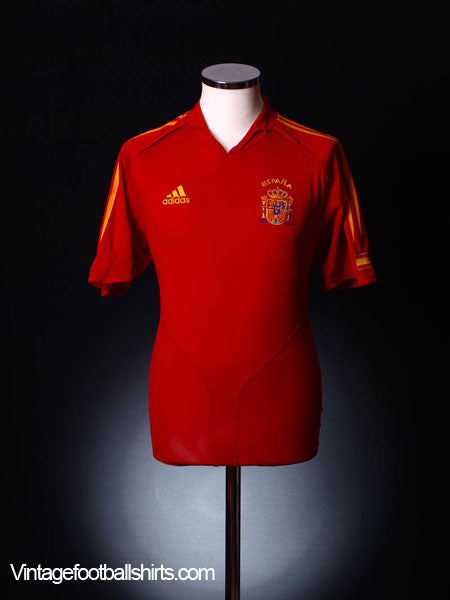 2004-06 Spain Home Shirt L Football Shirt