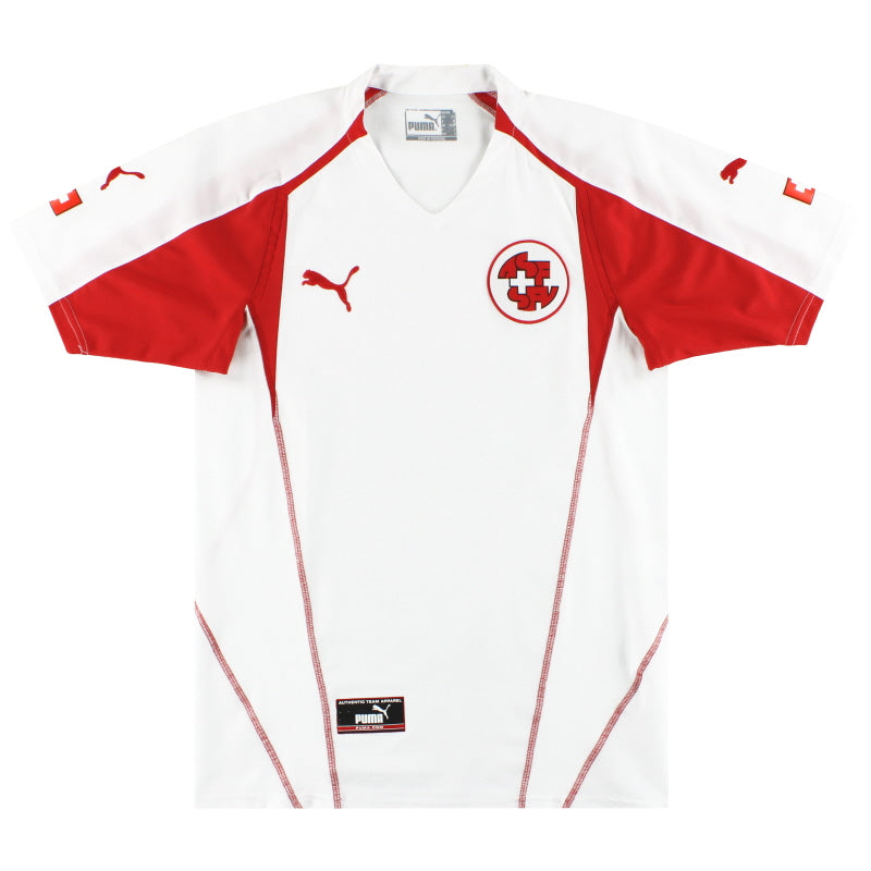 2004-06 Switzerland Puma Away Shirt S Football Shirt