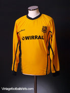 2004-06 Tranmere Rovers Away Shirt *LS* M Football Shirt