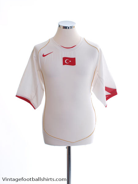 2004-06 Turkey Away Shirt L Football Shirt