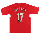 2004-06 Liverpool Reebok Home Shirt Gerrard #17 M