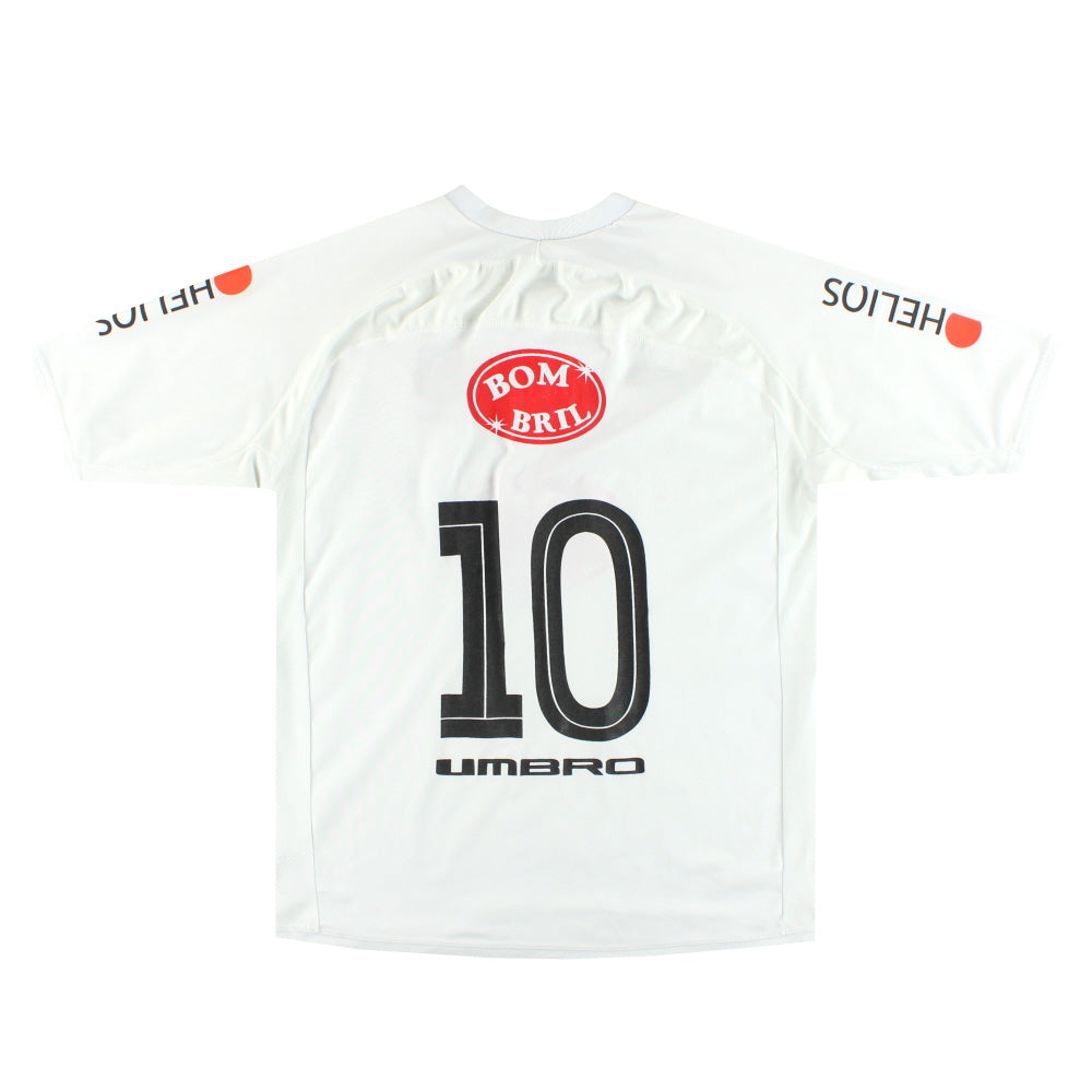 2004 Santos Umbro Home Shirt #10 L | Vintage Football Shirts