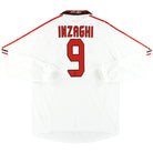 2005-06 AC Milan adidas Player Issue 'Formotion' Away Shirt Inzaghi #9 L/S XL Football Shirt