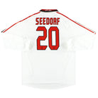 2005-06 AC Milan adidas Player Issue 'Formotion' Away Shirt Seedorf #20 L/S XL Football Shirt