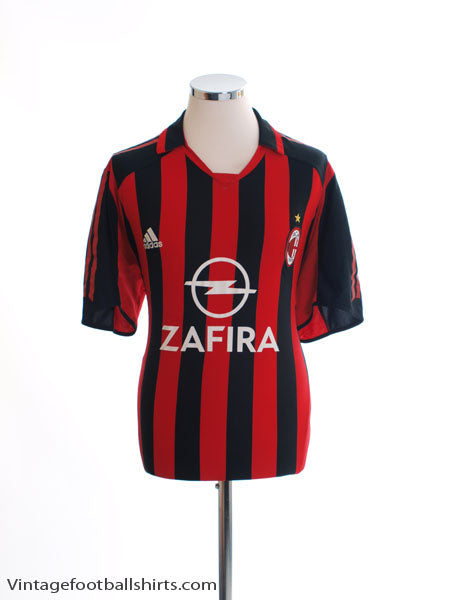 2005-06 AC Milan Home Shirt L Football Shirt