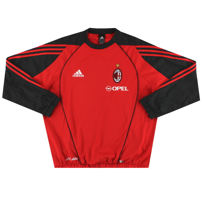 2005-06 AC Milan Player Issue Sweat Top XL Football Shirt