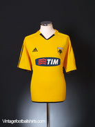 2005-06 AEK Athens Home Shirt M Football Shirt